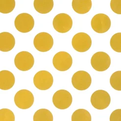 Nachhaltiges, Weißes Geschenkpapier Mit Goldenen Punkten – 50 M Geschenkpapier-Rolle