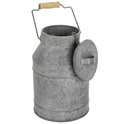 Nostalgische Zink-Milchkanne 9 X 22 Cm