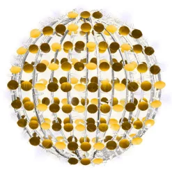 Paillettenkugel 50 Cm Ø Mit Warmen Und Kalten LEDs