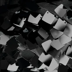 Paillettenstoff Schwarz, 136 Cm Breit