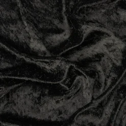 Pannesamt 150 Cm Breit, Schwarz