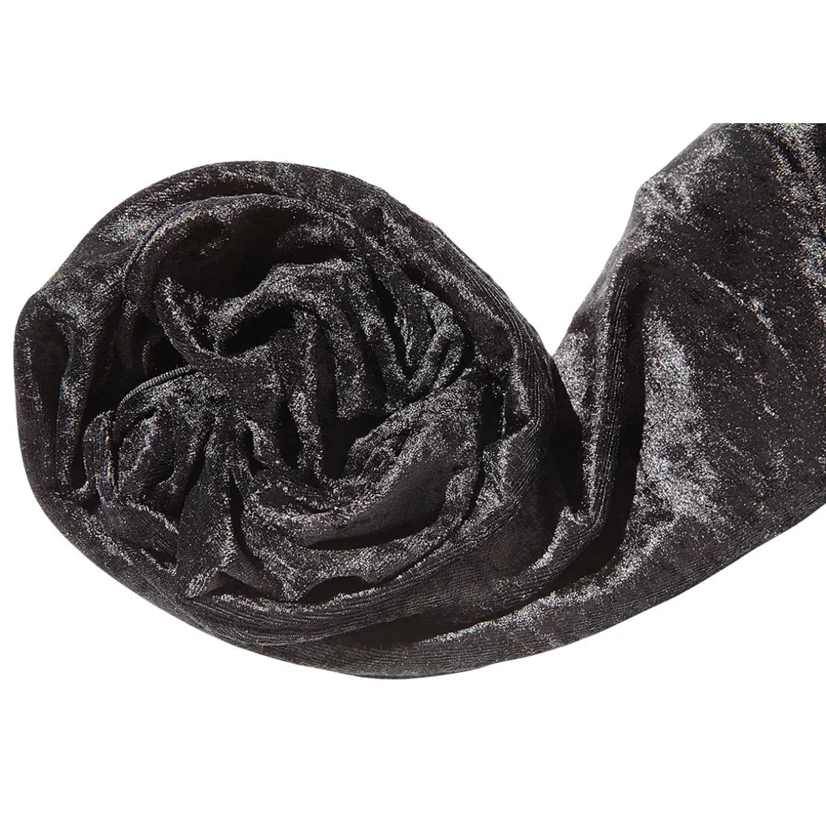 Pannesamt 150 Cm Breit, Schwarz