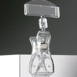 Preisschild-Klemme Mit Einschub, 10 Cm Hoch