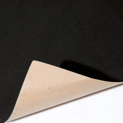 Recyceltes, Schwarzes Uni-Kraftpapier – 50 M Geschenkpapier-Rolle
