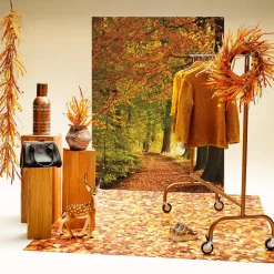 Rehbock-Dekofigur Deko-Tier Mit Geweih 27 X 18 X 56 Cm