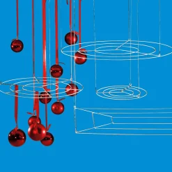 Riesen Deckengitter-Ring Weiß, 200 Cm Ø