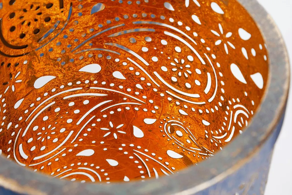 Runde Metall-Laternen, Set à 3 Stück