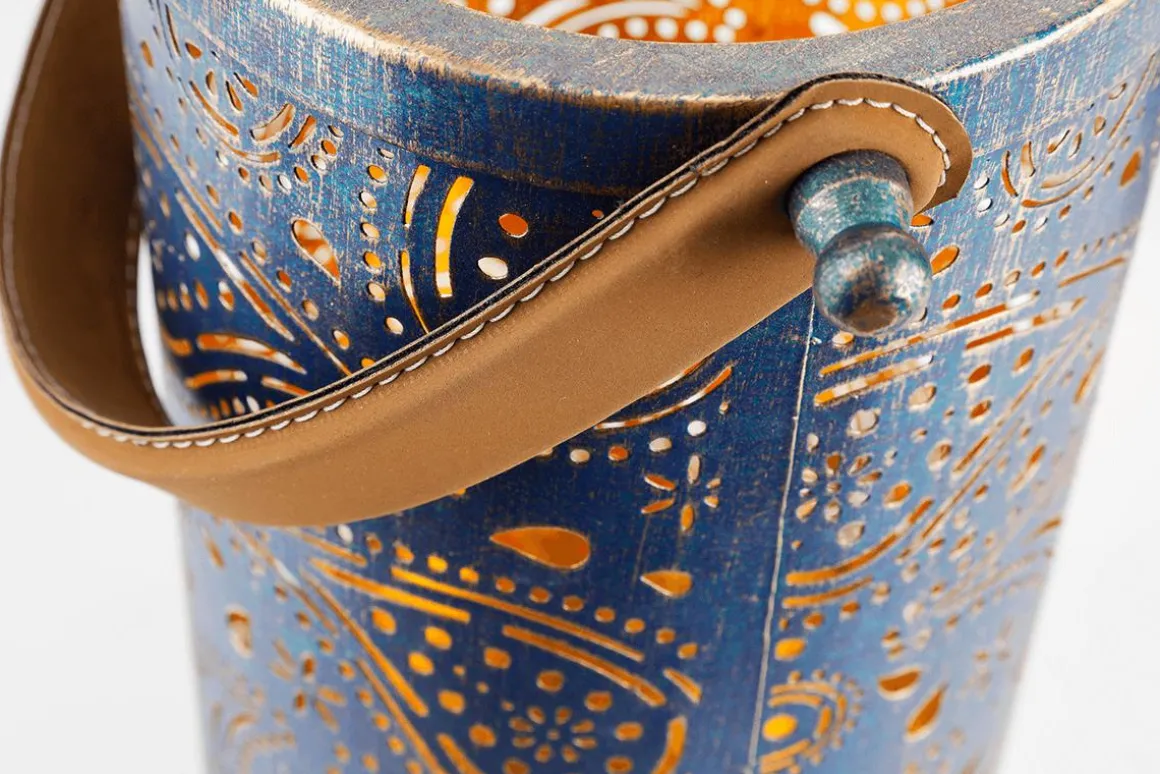 Runde Metall-Laternen, Set à 3 Stück