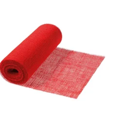 Rupfen Jute Tischläufer 30 Cm, 10 M, Rot