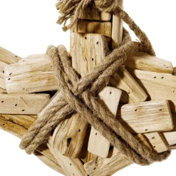 Rustikaler Maritimer Deko Anker, 53 Cm Lang Aus Holz