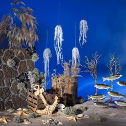 Rustikaler Maritimer Deko Anker, 53 Cm Lang Aus Holz