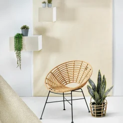 Sandstoff Mit Sandimitat, 135 Cm Breit, 3 M