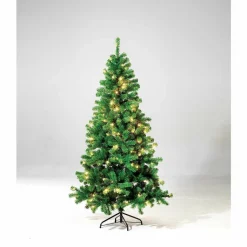 Schmaler, Künstlicher Weihnachtsbaum Mit LED 210 Cm