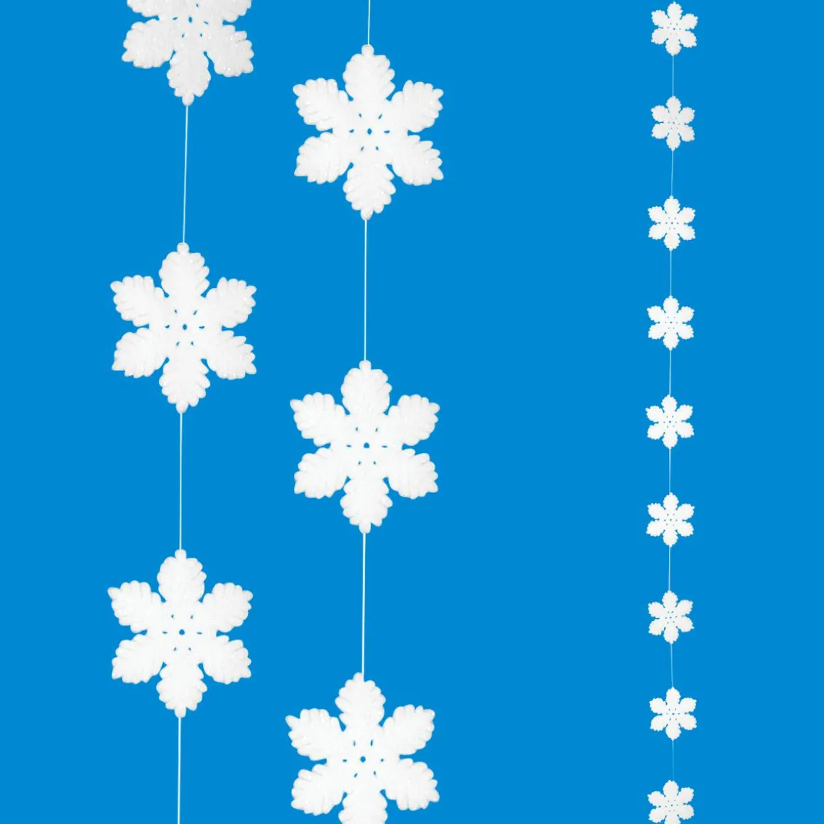 Schneeflocken-Girlande, 180 Cm Lang