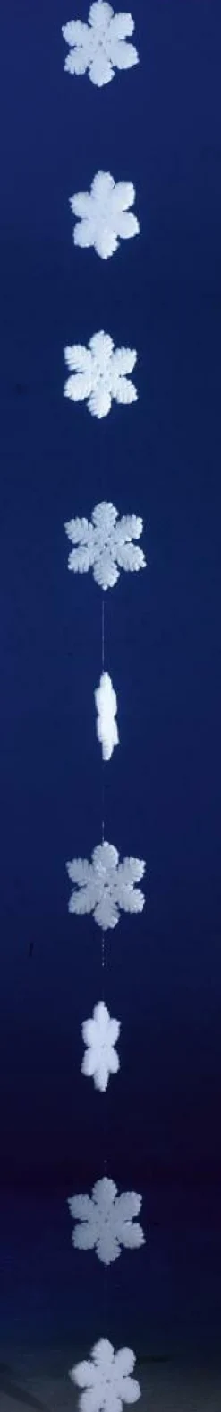 Schneeflocken-Girlande, 180 Cm Lang