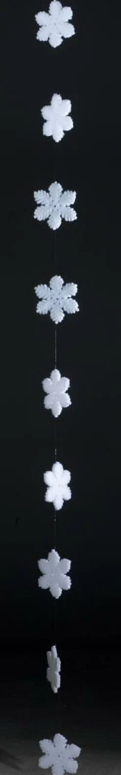 Schneeflocken-Girlande, 180 Cm Lang