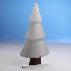 Schneetanne-Aufsteller Mit Glitzer 49 X 99 Cm Silber