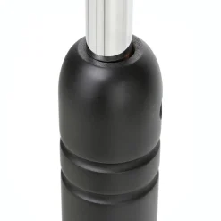 Schneiderpuppe Männlich Schwarz Auf Schwarzem Dreibeinständer 148 - 178 Cm Hoch