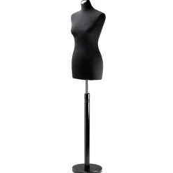 Schneiderpuppe Weiblich, Büste 72 Cm, Schwarz/schwarz