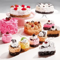 Schokotorten Lebensmittel-Attrappe, Pack à 2 Stück