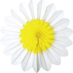 Schwer Entflammbare Margeritenblüte Papier-Rosette 50 Cm Ø