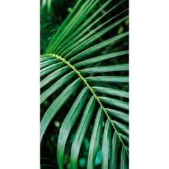 Schwer Entflammbarer Stoffbanner "Palmwedel" Aus Fahnenstoff 100 X 200 Cm