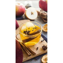 Schwer Entflammbarer Stoffbanner "Punsch" Aus Fahnenstoff 100 X 200 Cm