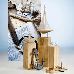 Schwer Entflammbarer Stoffbanner „Logbuch“ Aus Fahnenstoff 100 X 200 Cm