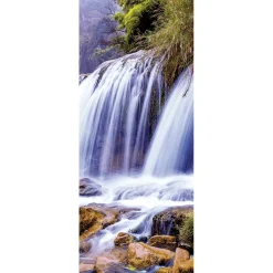 Schwer Entflammbarer Stoffbanner "Wasserfall" 75 X 180 Cm
