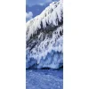 Schwer Entflammbarer Stoffbanner "Eiswasserfall" 75 X 180 Cm