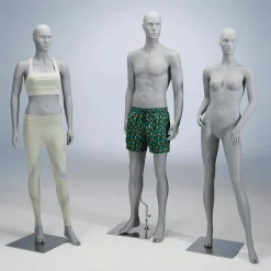 Sport-Schaufensterpuppe Dame Athletin – Linkes Bein Ausgestellt