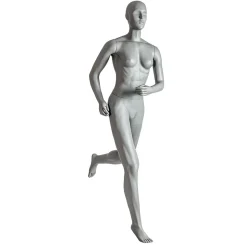 Sport-Schaufensterpuppe Weiblich Läuferin – Linkes Bein Erhoben