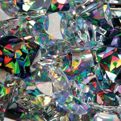 Stanzoptikfolie Holografisch 90 Cm Breit Silber