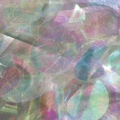 Stanzoptikfolie Irisierend 90 Cm Breit, Weiß