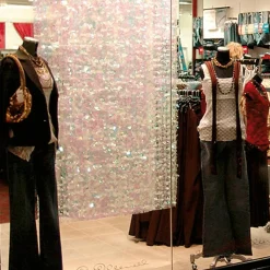 Stanzoptikfolie Irisierend 90 Cm Breit, Weiß