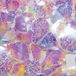 Stanzoptikfolie Irisierend 90 Cm Breit, Snow Flake