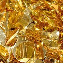 Stanzoptikfolie Metallic 90 Cm Breit, Gold