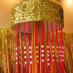 Stanzoptikfolie Metallic 90 Cm Breit, Gold