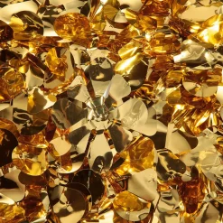 Stanzoptikfolie Metallic 90 Cm Breit, Gold