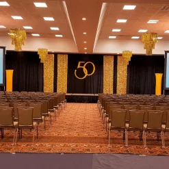 Stanzoptikfolie Metallic 90 Cm Breit, Gold