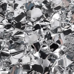 Stanzoptikfolie Metallic 90 Cm Breit, Silber