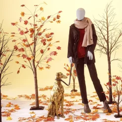 Stehende Damen Schaufensterpuppe Weiblich Solid White