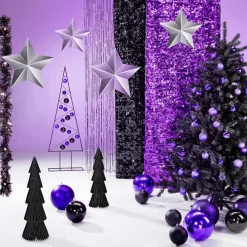 Stern Displayhänger Lila, Beglimmert