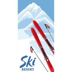 Stoffbanner Ski Resort 100 X 200 Cm