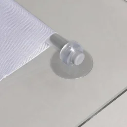 Stoffbanner-Alu-Aufhängestangen-Set Mit Saugnäpfchen Für Glasflächen, 79 Cm