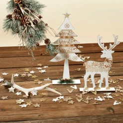 Streuware Sterne Aus Holz 72 Stück 4 Cm