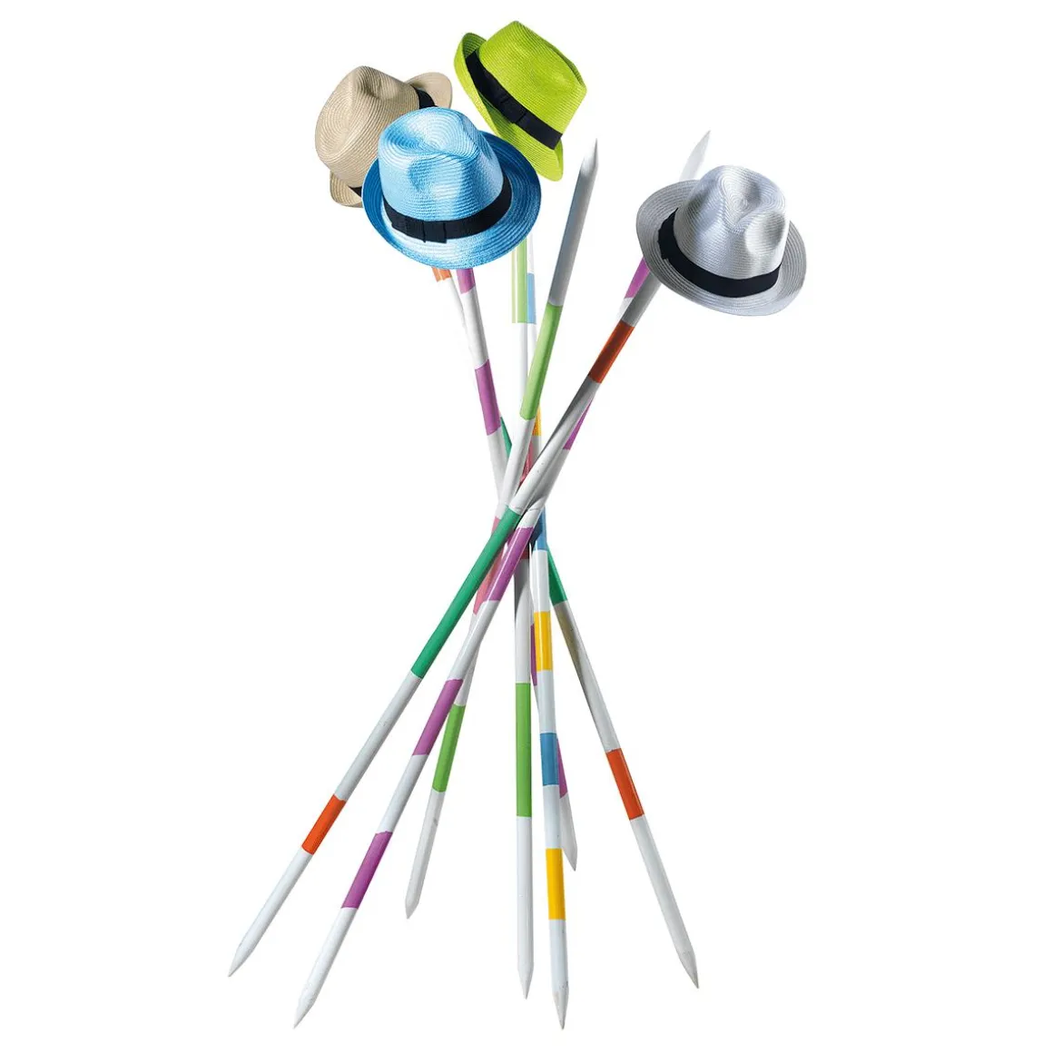 Stroh-Hut Mit Schwarzem Band 30 Cm