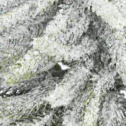 Tannen-Aufsteller Beschneit 16 X 28 Cm Grün