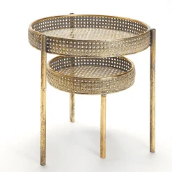 Tisch Aus Metall Wiener Geflecht 68,5 Cm