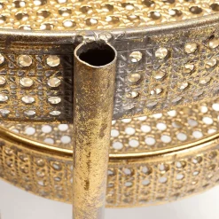 Tisch Aus Metall Wiener Geflecht 68,5 Cm